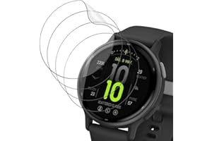 Wondoner 4 Stück, für Garmin Vivoactive 5 Schutzfolie, [Soft TPU Panzerglasfolie für Garmin Vivoactive 5 Displayschutz, Case-Friendly Garmin Vivoactive 5 Folie