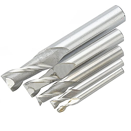 Blue Vessel HSS CNC gerader Schaft 4 Flute Schaftfräser Bohrer Werkzeug 6mm - 6