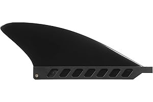 HUIOP surf fins, 4.6 Inch / 3 Inch Surfboard Fin Soft Center Fin for Inflatable SUP Paddle Board Longboard