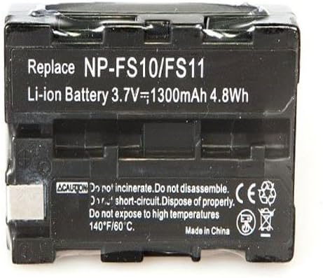 Digital Replacement Camera and Camcorder Battery for Sony NP-FS11, NP-F10, NP-FS10