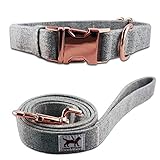 Die Breite des Halsbandes sowie der Leine beträgt 2,0cm