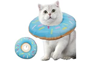 crazy bean Collar Isabelino para Gato Perro Ajustable Collares Protector Suave para Mascota Recuperación de Cirugía o Heridas