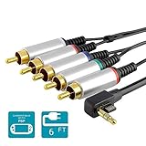 Speziell für PSP: Komponentenkabel wurde speziell entwickelt, um die schärfsten Videos und Sound für Ihr Sony PSP 2000 / PSP 3000 Gaming-System zu bieten.