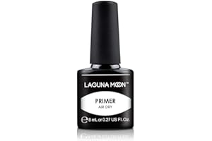 Lagunamoon 8ml Gel Nail Primer Acid Free, Fast Drying No UV LED Needed, Superior Bonding For Gel Nail Acrylics