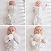 Woombie Hybrid 4-in-1 Swaddle with Soothers, 3 to 6 Months, Grey Elephant Print