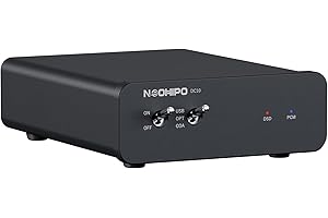 NEOHIPO DC10 DAC Converter - Mini Hifi Stereo Gaming USB DAC Mini Stereo Home Audio Converter USB Optical Coaxial to RCA AUX Digital-To-Analog Audio Converter Adapter for Home Powered Speakers