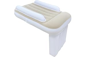 CALENXY Flugzeugbett für Kleinkinder, Aufblasbarer Kindersitz Auto, Baby Flugzeug Must Have, Reisebett für Kinder, Aufblasbar Flugzeugbett Baby Passt zu Den Meisten Sitzen für Flüge Auto Zug