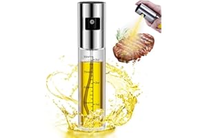 Uootach Olej i ocet w sprayu 100 ml, rozpylacz do napełniania przezroczystych butelek z skalą, nadaje się do gotowania, grillowania, makaronu, sałatek