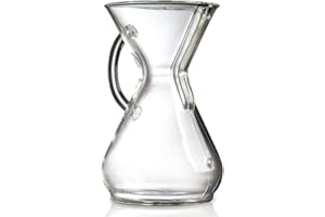 Chemex Pour-Over Glass Coffeemaker - Glass Handle Series - 8-Cup - Exclusive Packaging