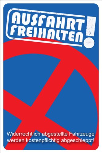 Parkverbot Parken verboten Schild Schilder -54- Privatgrundstück 29,5cm * 20cm * 2mm, ohne Befestigung - 4
