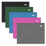 Schneidematten UESTA A2 (600 x 450 mm) Self Healing 5 Capas PVC Cutting Mat Alfombrillas De Corte Para Acolchar (Azul)