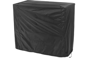 ACOGEDOR Housse De Barbecue, Housse De Barbecue En Polyester, Pour La Plupart Des Marques De Gril - Noir, Revêtement En Pu, Résistant à l'Eau, Aux Uv, à La Poussière Et Au Vent, Durable(S)