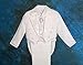 Dressy Daisy Baby Boys' 5 Pcs Set Formal Tuxedo Suit With Tail Pageboy Baptism Christening Outfit Size 6-9 Months White
