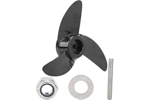 KIMISS Elica di Ricambio per Motore Elettrico 24V 48V - Propeller Plastico a Tre Pale per Accessori di Propulsione Elettrica
