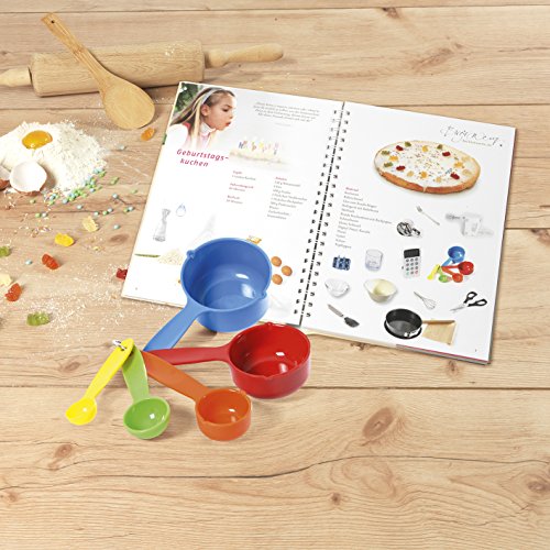 Kinderleichte Becherküche 03634 Backset 6-tlg. für Kinder inkl. Messbecher (Kinderleichte Becherküche / Bekannt aus „Die Höhle der Löwen“) - 2