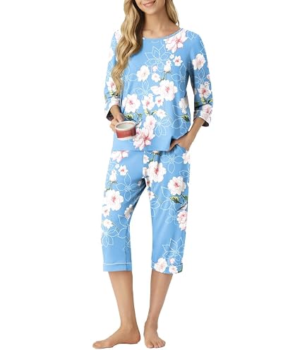 Damen Pyjama Set Aus Weichem Stoff – V-Ausschnitt, Langärmlig, Bequem Als Lounge Wear