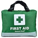 210 Piece First Aid Kit- Emergency kit - Reflective Design - Includes Eyewash, Ice(Cold) Pack,Moleskin Pad,CPR Face Mask and Emergency Blanket for Travel, Home, Office, Car, Workplace & Outdoor