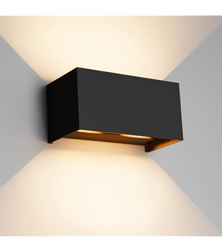 Appliques Murales LED Klighten 2x9W - Blanc Chaud 3000K, IP54, Ampoule G9 Remplaçable - Pour Intérieur/Extérieur, Chambre, Couloir