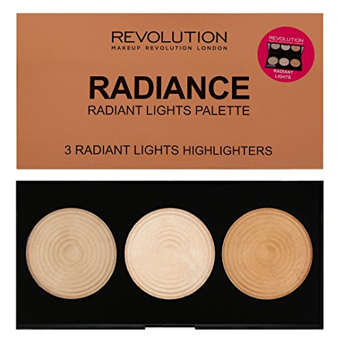 Makeup Revolution - Highlighter Palette - Radiance - 3 Baked Highlighters Illuminators