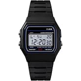 Newera Watch Silikon Kordon Siyah Dijital Kol Saati