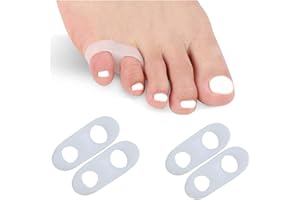 Nein 4 Pezzi Separatori Separatore Dita Piedi Mignolo Silicone, Distanziatori Mignolo, Divaricatore Per Le Dita Dei Piedi, Proteggi Mignolo, Per Evitare Sfregamenti E Alleviare La Pressione