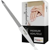 Edelstahl Nagelfeile Mit Saphir-Beschichtung – 20 Cm, 2-seitig (grob & Fein)