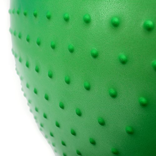 Premium Gymnastikball „Massage Gym Ball“ von Sportastisch :: Yogaball mit 2 Oberflächen für ideales Rückentraining :: INKLUSIVE Fußpumpe :: Antiburst-Schutz :: Durchmesser 65cm :: Sitzball mit Noppen :: Belastung bis 250 kg :: kostenloses eBook :: Markenqualität ohne Weichmacher:: ideal für Einsteiger oder Profis :: Exklusives Design für Erwachsene, Schwangere und Kinder :: Perfekt für Zuhause oder Büro als Stuhl:: 3 Jahre Sportastisch Produktgarantie - 8