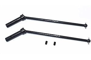 GPM Arrma 1/5 KRATON 8S BLX / Outcast 8S BLX Tuning Teile Harden Steel #45 CVD Drive Shaft for Front Or Rear - 2Pc Set Black
