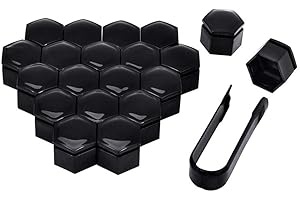 Gfpql YanHua- Cache écrou 20pcs 22mm Bouchons de Protection Bolt, moyeu de Roue de Voiture Vis Enjoliveur ÉCROU Cache Cap, moyeu à vis Protecteur, pour Les Accessoires antivol de sécurité