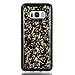Produktbild Samsung Galaxy S8 / SM-G950F (5,8 Zoll) Hülle, Hozor Neu Luxuriös Glitzer Blattgold Handyhülle Weich TPU Silikon Hülle Schutz Tasche Bumper Case Schwarze Stil mit Unregelmäßig Gold Glänzend Fragmentiert Goldfolie Design