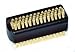 Nailbrush made of thermo-wood rectangular