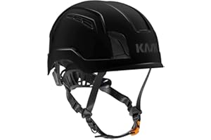 KASK Zenith X Air - Casco de construcción, escalada y trabajo, rueda giratoria, talla 52-63 cm, sistema de ventilación, color negro