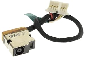 LPUK Connettore di Alimentazione Compatibile con HP 15-AC 15-au 15-ay 15-ba 15-da 15-Db 15-Dr 15m-Dr 15-DS 15m-DS 15-EG 15-eh 250 G4 250 G5 250 G7 255 G7 - Connettore di Ricarica Sostitutivo