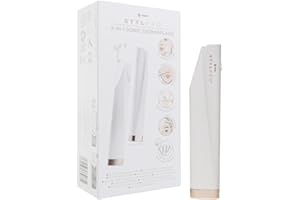 STYLPRO 2-in-1 Sonic Dermaplane & Trimmer: Bordo illuminato, ricaricabile, senza fili, adatto ai viaggi. Per sopracciglia, peluria, zona bikini. 3 livelli di vibrazione