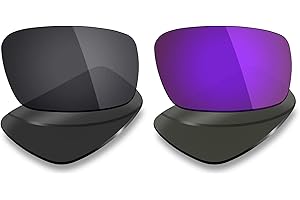 MRYOK MRY 2 Paar Polarisierte Ersatz Gläser für Oakley Kurbelwelle Sonnenbrille – Reiche Option Farben