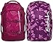 Produktbild satch pack Purple Leaves 2er Set Rucksack & Regencape Lila