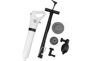 YWBL-WH Tłok do Toalety, Tłok do Toalety Pneumatyczna Pogłębiarka do Odpływów Ręczne Narzędzie do Pogłębiania do łazienki Hydraulika Umywalka