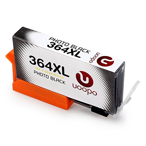 Uoopo 5 colores  Inc PBK  Compatible Reemplazo HP 364XL Cartuchos de Tinta  3 Negro 1 Foto Negro 1 Cian 1 Magenta 1 Amarillo  Alta capacidad Compatible con impresora HP Photosmart 7510 5520 5510 7520 5515  HP Deskjet 3070A 3520  HP officejet 4620