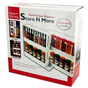 Gewürzregal drehbar 20 Schrank Organizer Store N mehr Rutschen Küche