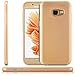 Produktbild zanasta Samsung Galaxy A5 (2017) Hülle, Premium Schutzhülle Soft Flex Silikon Carbon Case TPU Slim Cover Handyhülle | Metallic Gold