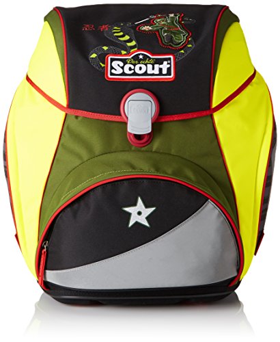 Preisvergleich Produktbild Scout 494500 Alpha Kinder-Rucksack, Schwarz / Gelb