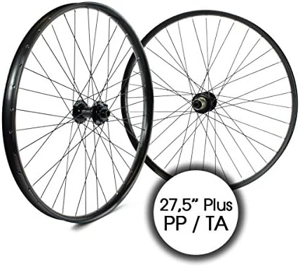 ridewill Bike Pair MTB wheels 650b Plus 11 V Disc Black (Pair)/Wheelset Mtb Wheels 650B Plus 11S Disc Black (Wheelset)