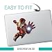 Produktbild Flying ironman macbook sticker - decals for macbook - marvel sticker - Ironman, Batman, Superman, Spiderman by decorsfuk.co