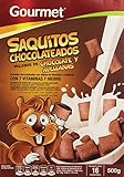 Gourmet Saquitos Chocolateados Rellenos de Chocolate y Avellanas, Cereales - 500 g