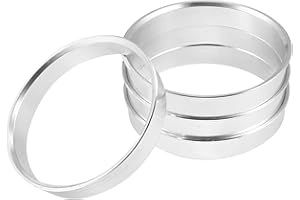 X AUTOHAUX 4 Piezas ID 54,1mm Aluminio Aleación Coche Cubo Centrados Anillos 56,1 mm Anillos de Centrales