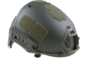 AQzxdc Airframe (AF) Airsoft-Helm, mit Schalldichtem Headset, Helm Bezug, für Paintball Outdoor BBS Jagen Reiten