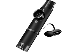 TIANCHUNYUE Kazoos for Adults,Metal Kazoo with 5 Flute Diaphragms,Kazoos with Adjustable Tone for Guitar, Ukulele, Violin, Piano, Keyboard,Mini Kazoos Musical Instruments Bulk (Black)