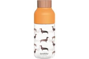 Quokka Jamnik Butelka na Wodę, Tworzywo Sztuczne, Pomarańczowy, 570 ml