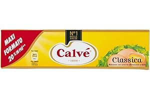 ITALIAN GOURMET E.R. Calvé Calve Lot de 6 sauces mayonnaise classique mayonnaise 185 ml
