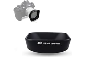 JJC Pare-Soleil Noir pour Objectif Olympus M.ZUIKO Digital 14-42mm 1:3.5-5.6 II et M.ZUIKO Digital 14-42mm 1:3.5-5.6 II R Remplace Olympus LH-40
